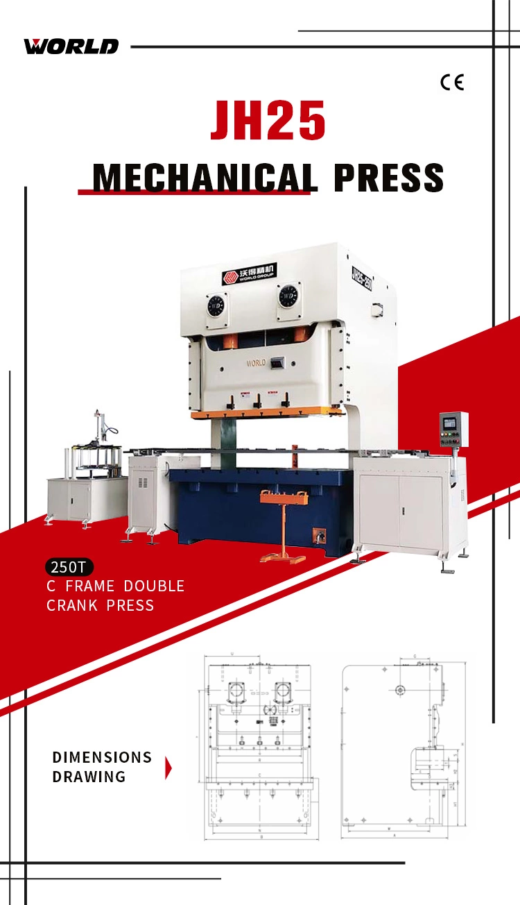 WORLD c frame mechanical press manufacturers longer service life-2