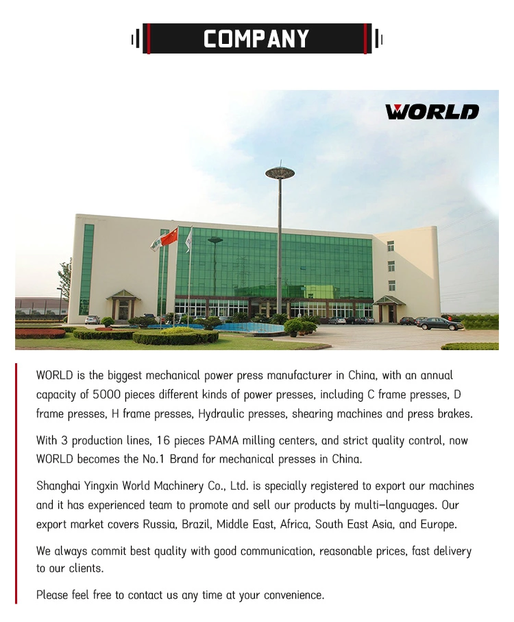 WORLD New mechanical power press factory-8