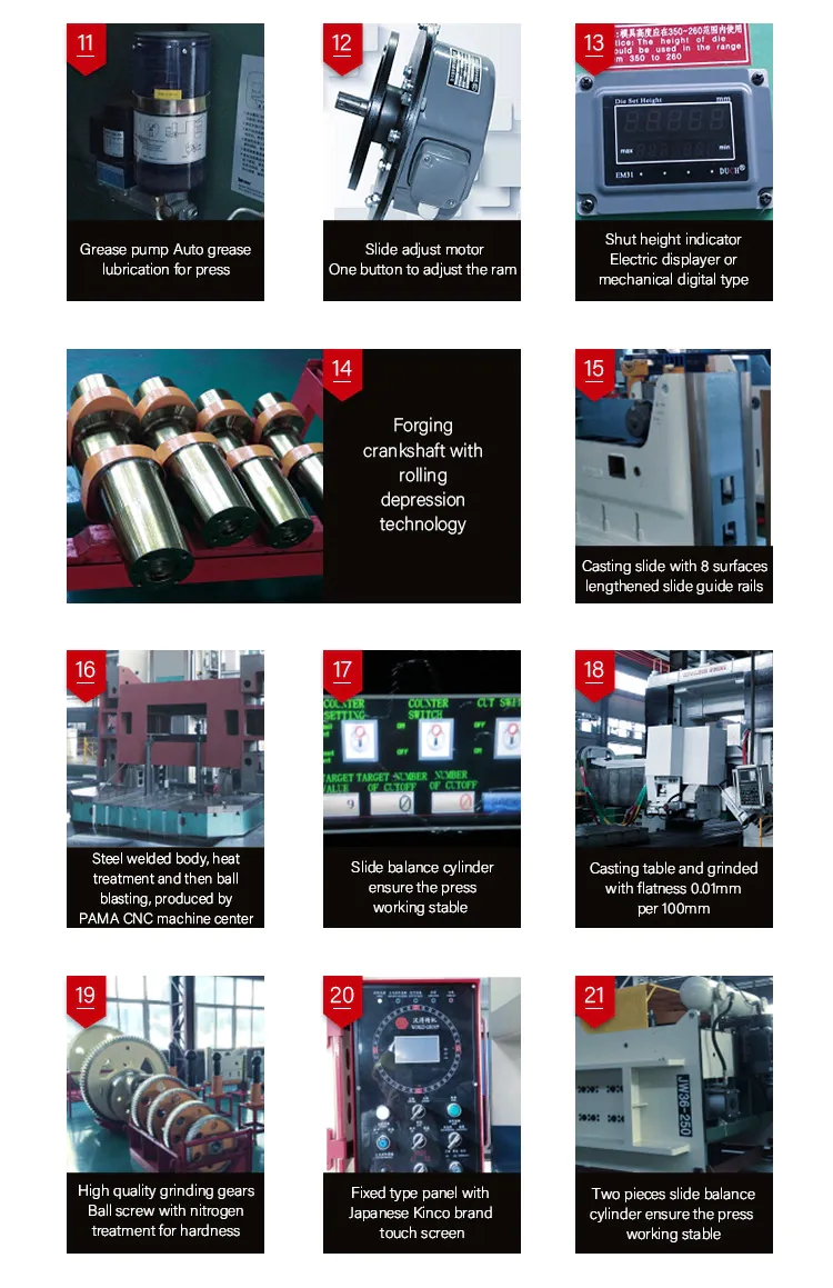 WORLD different types of press machines company for wholesale
