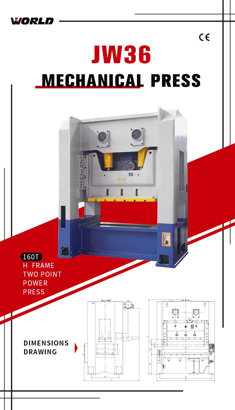 New mechanical power press machine company easy operation-2