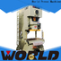 WORLD different types of press machines factory longer service life