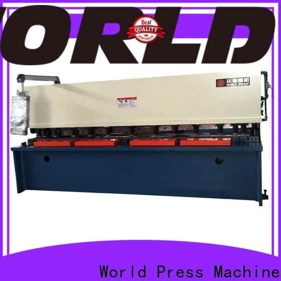WORLD Best hydraulic plate shearing machine company from top factory