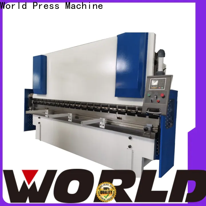 WORLD Latest hydraulic press brake manufacturers factory easy-operation