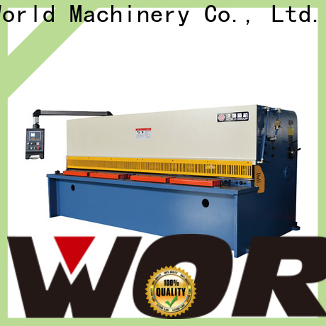 WORLD plate cutting shearing machine factory