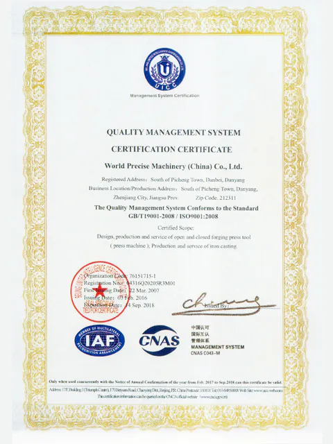 ISO 9001-PRESS